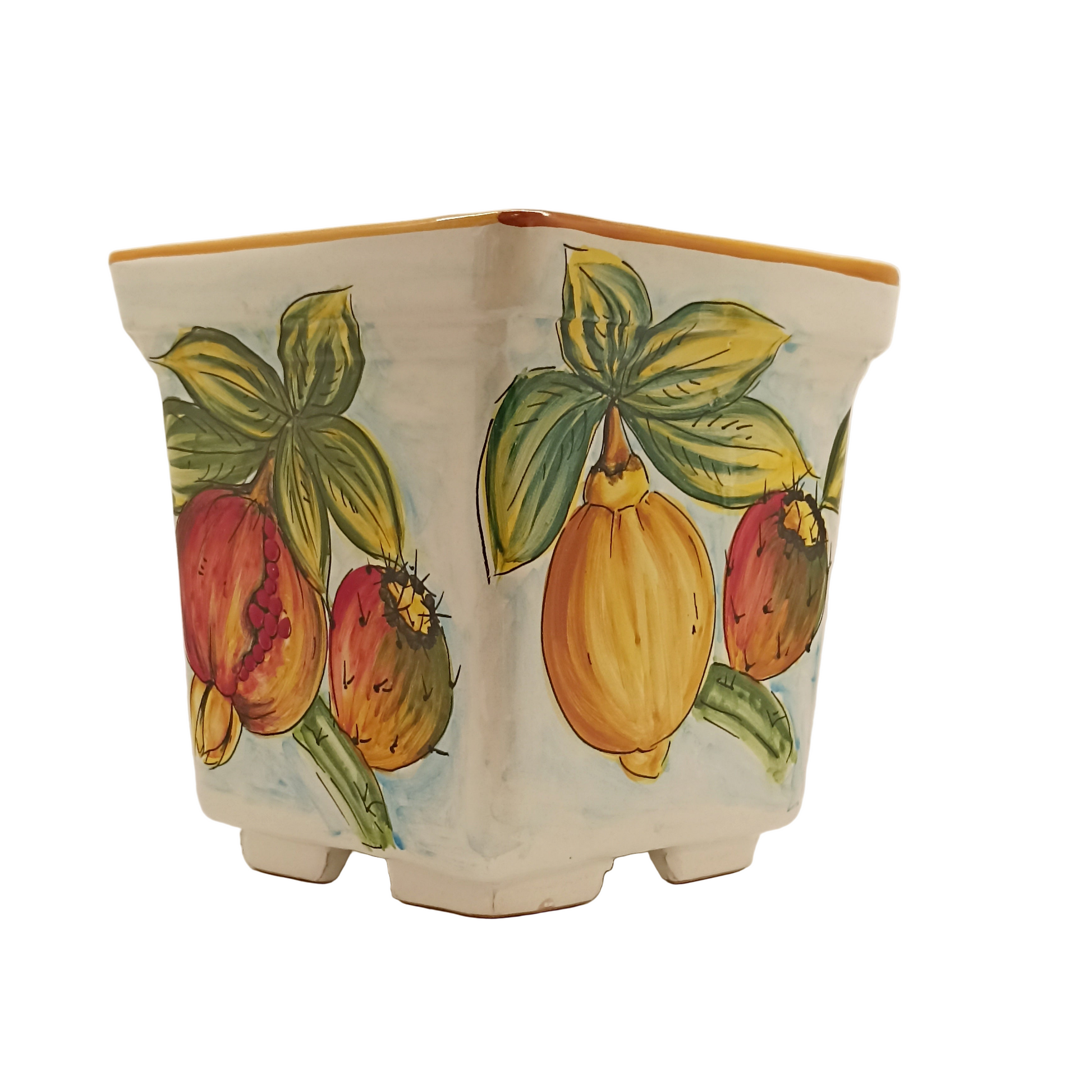 VASO QUADRATO IN CERAMICA