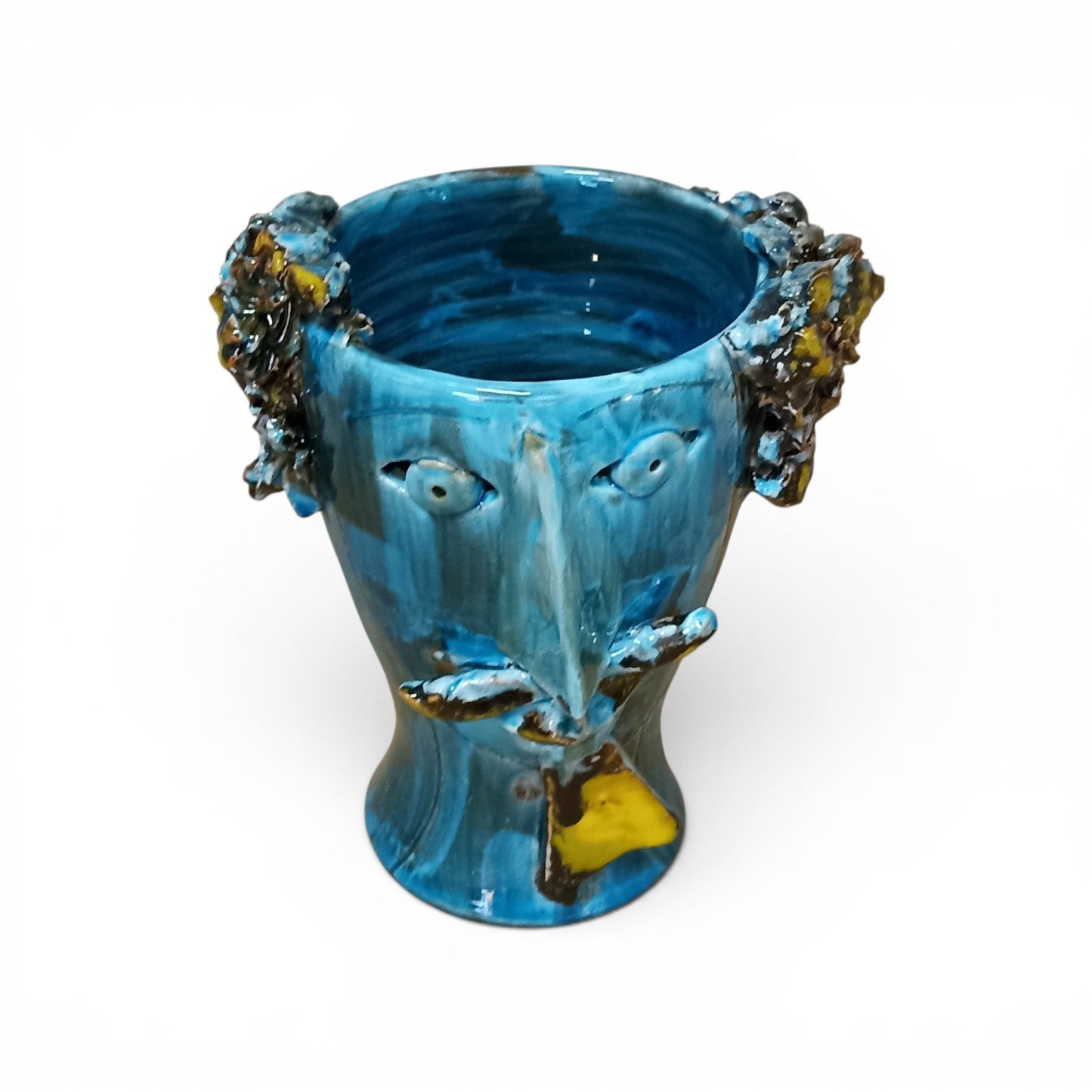 Vaso ceramica testa di Moro 