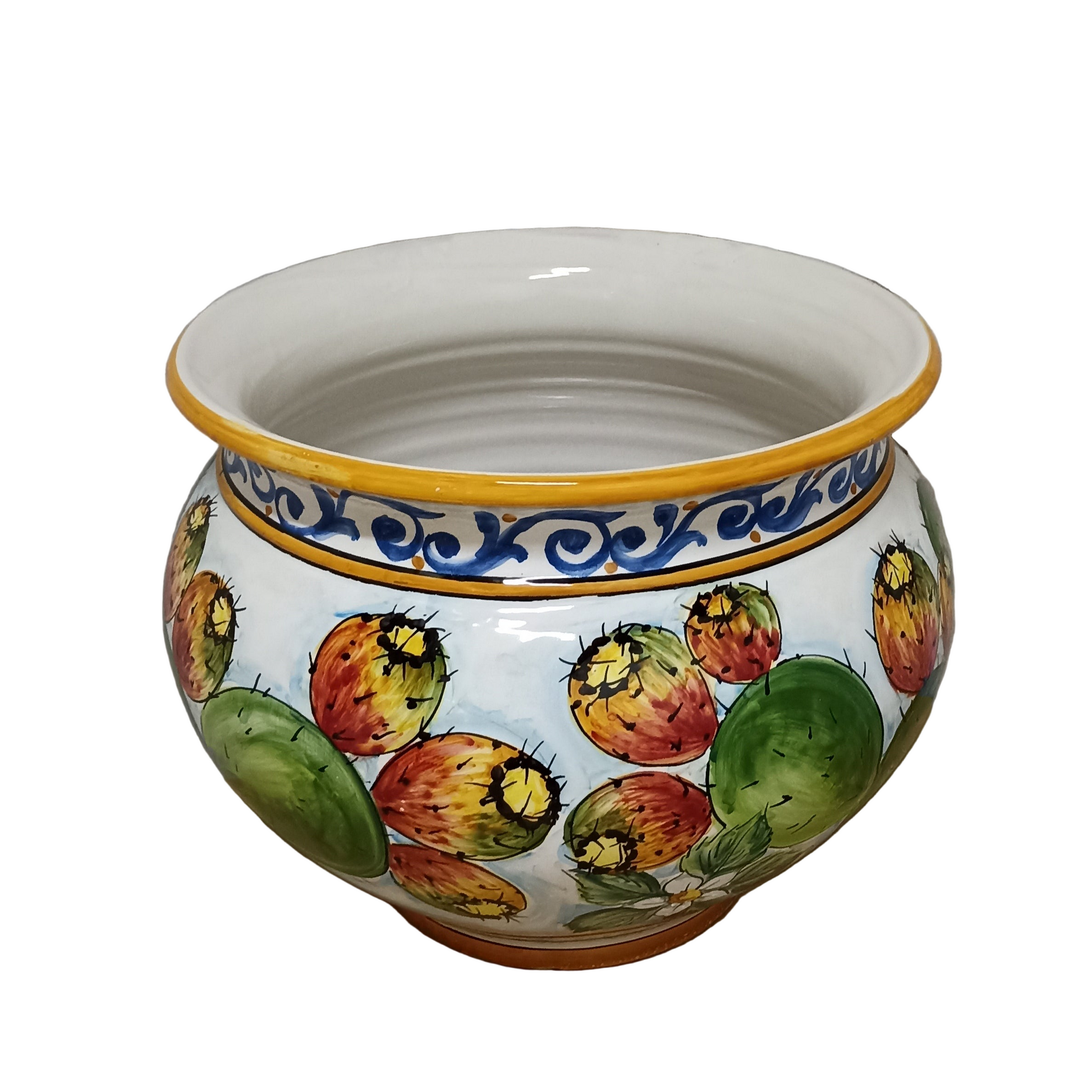 Vaso per piante decorato