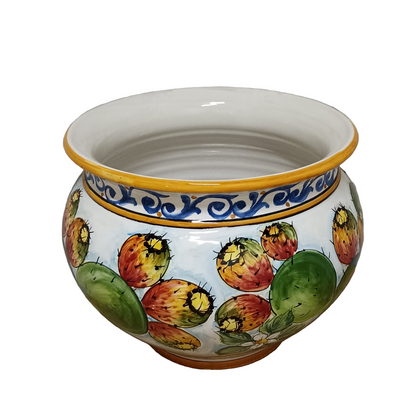 Vaso per piante decorato
