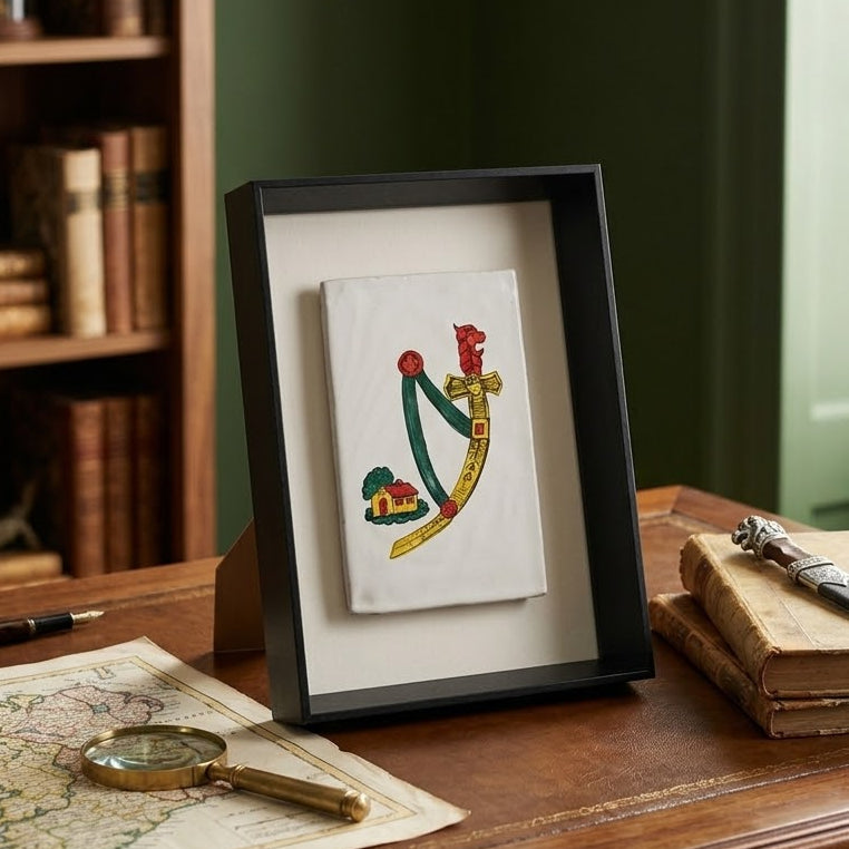 sicilian ceramic playing card 