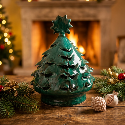 sicilian ceramic christmas tree