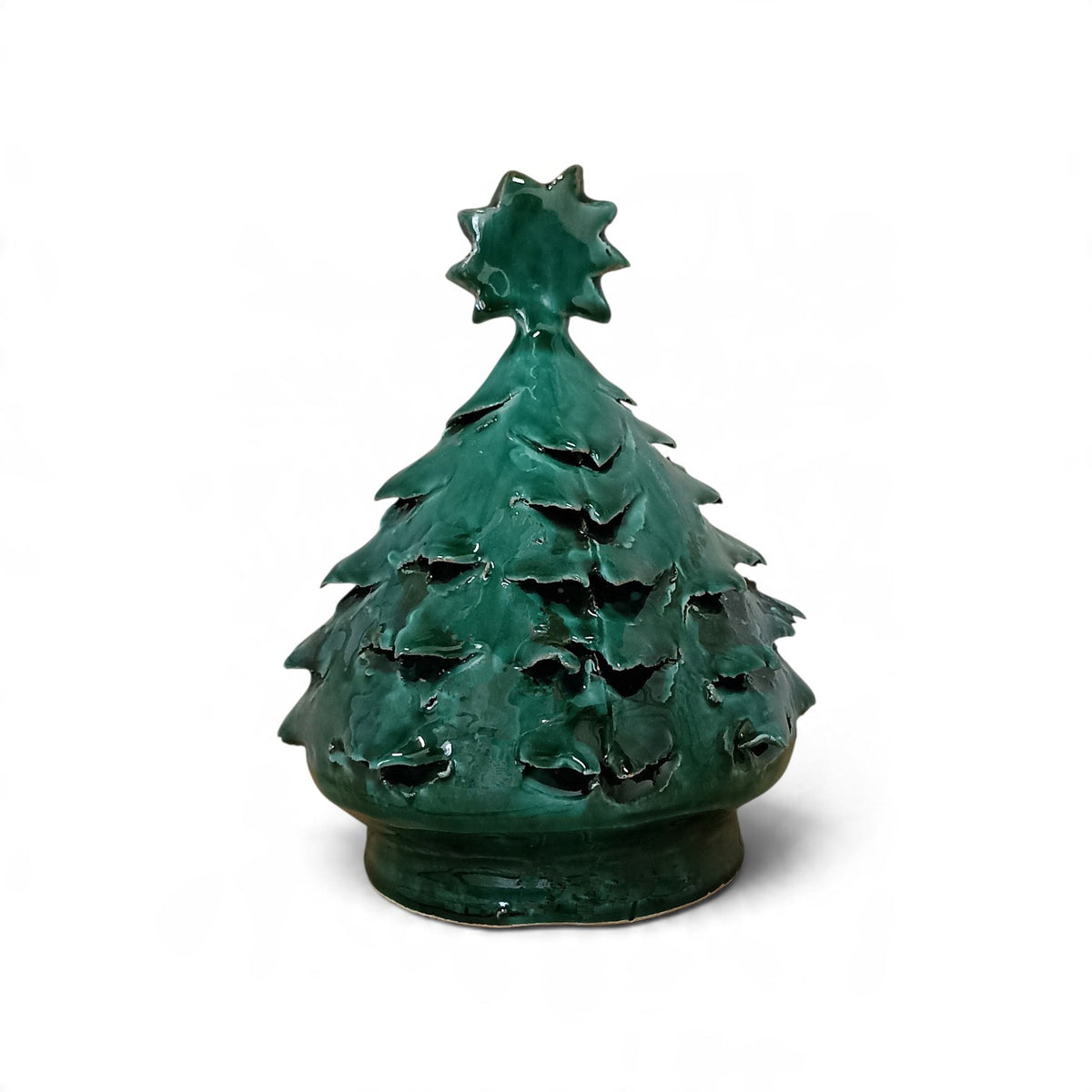 alberello di natale ceramica artigianale