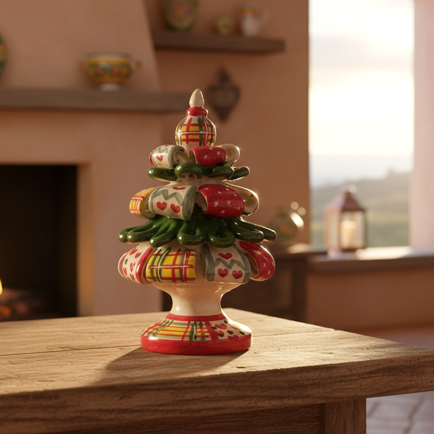 albero in maiolica di caltagirone