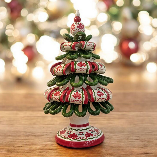albero di natale maiolica siciliana 