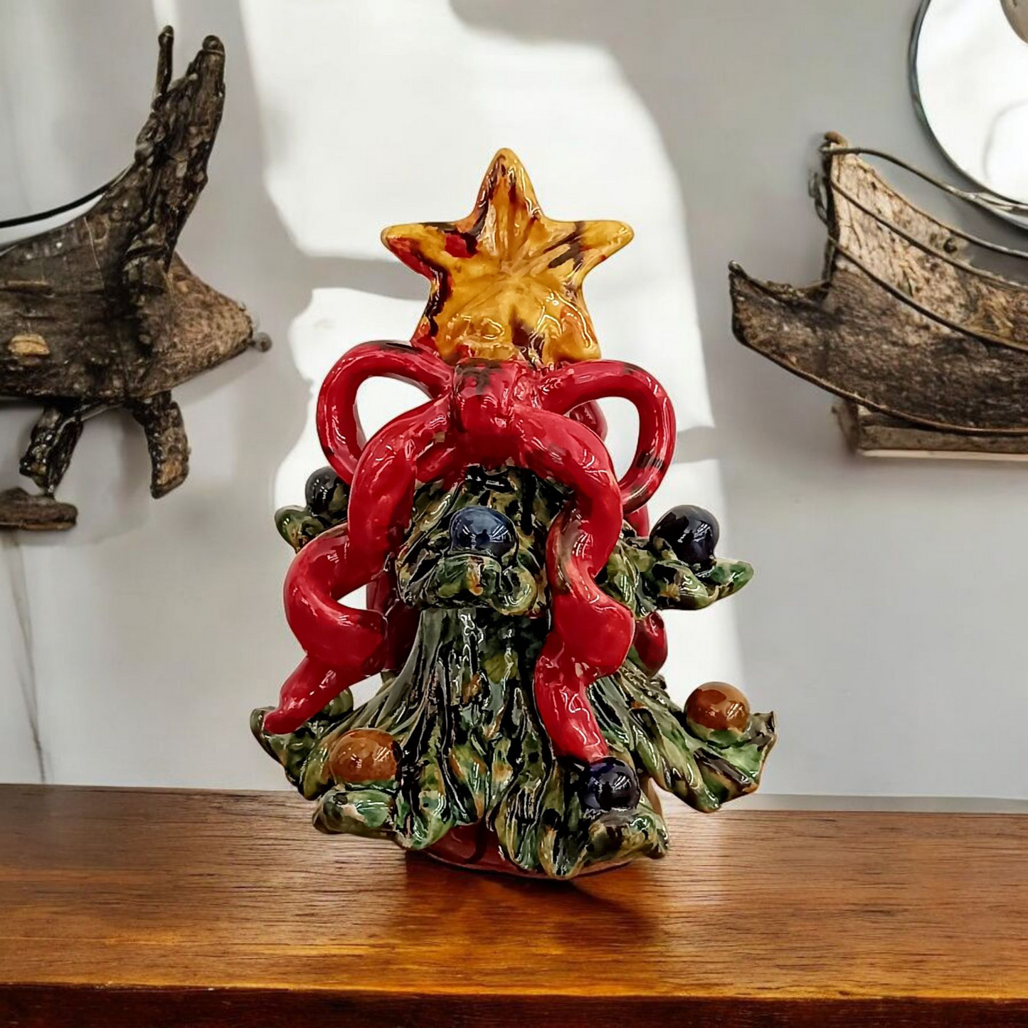 alberello artigianale maiolica di calagirone