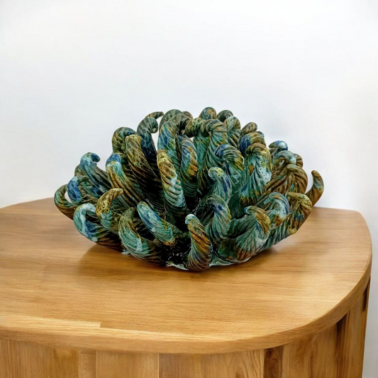 anemone in maiolica siciliana 