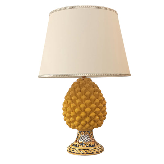 lume pigna in ceramica siciliana