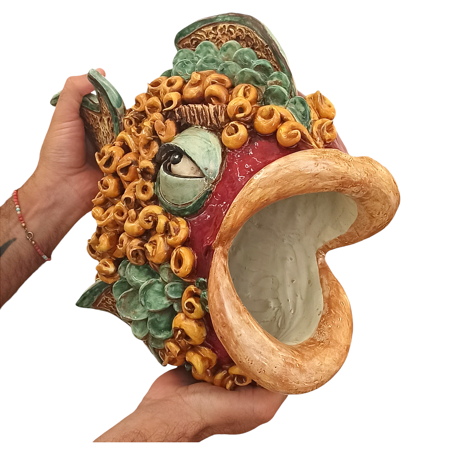 pesce da appndere al muro in ceramica