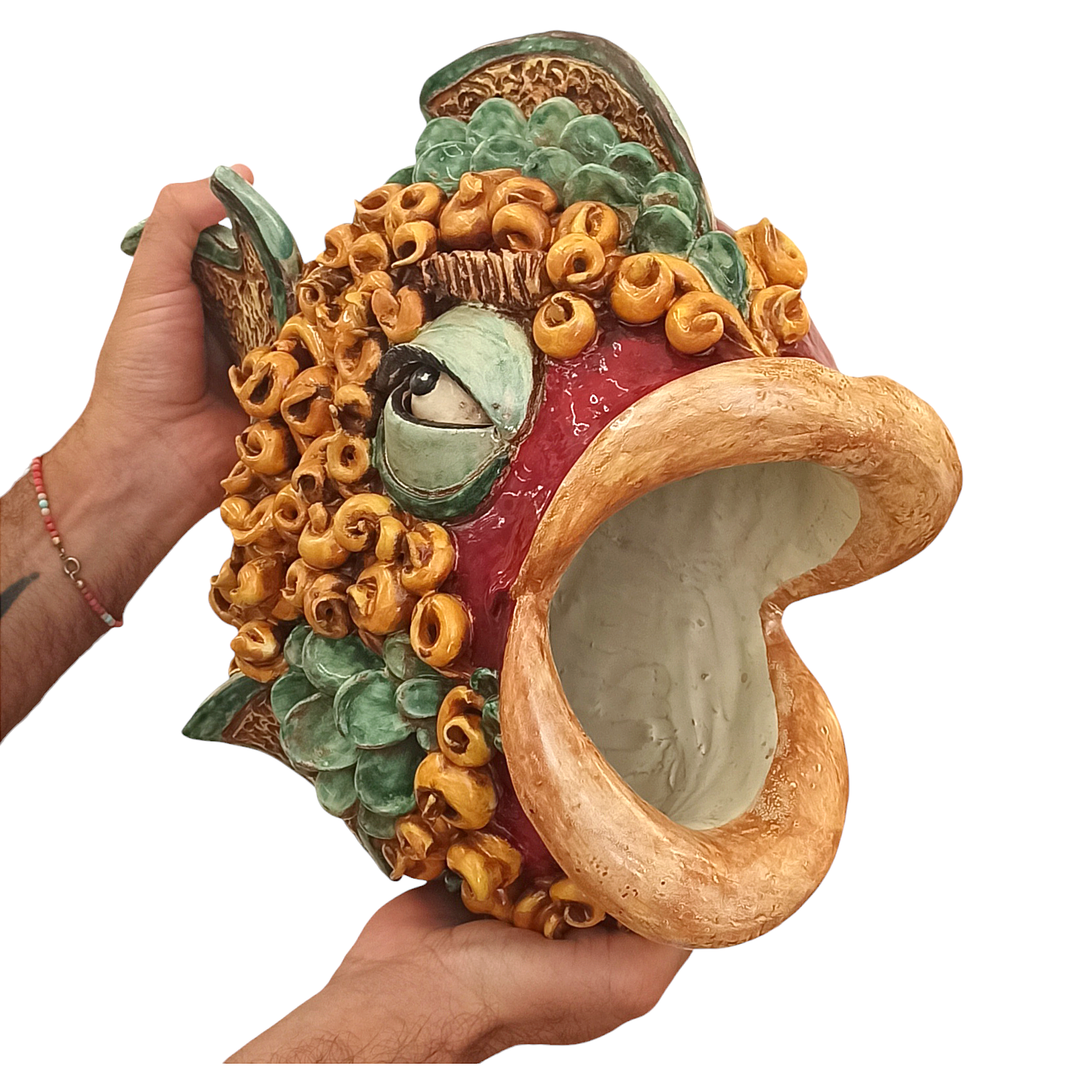pesce da appndere al muro in ceramica