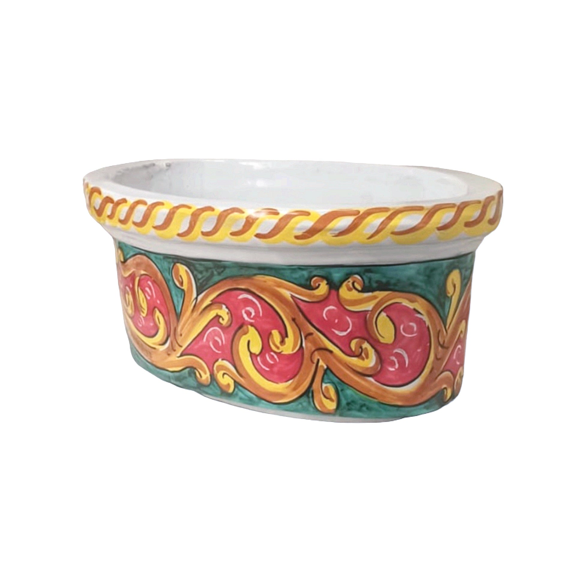 Vaso porta piante ceramica caltagirone prezzo online