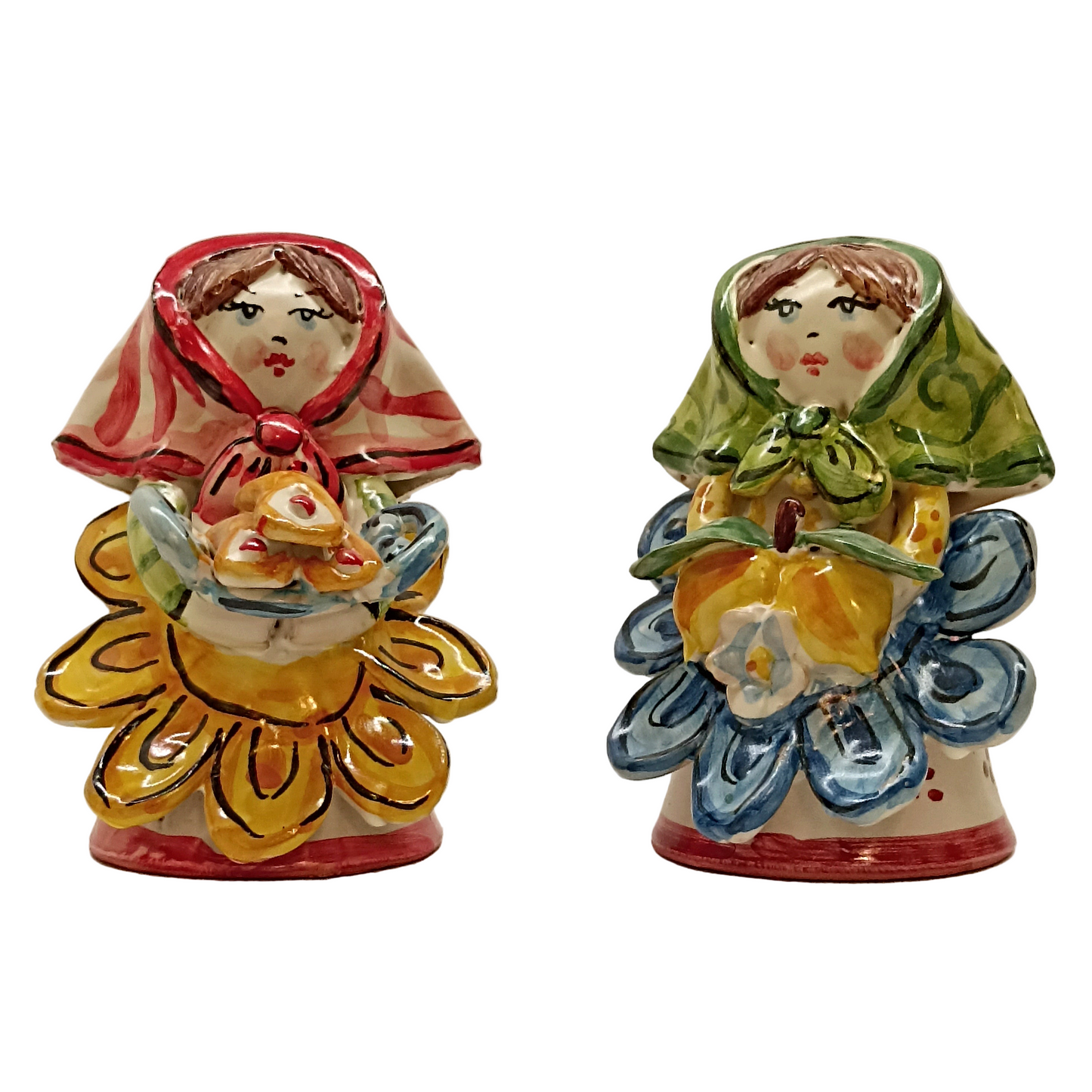 ballerina seduta in ceramica