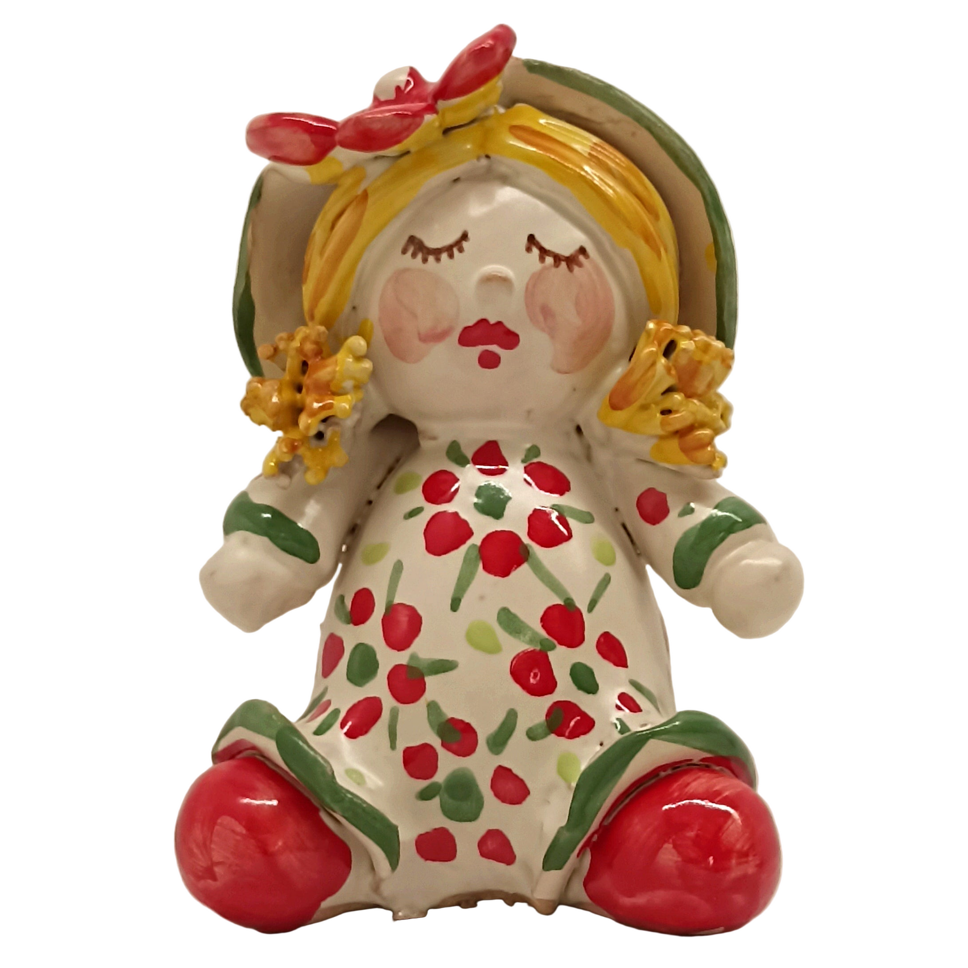 bambolina ceramica siciliana artigianali