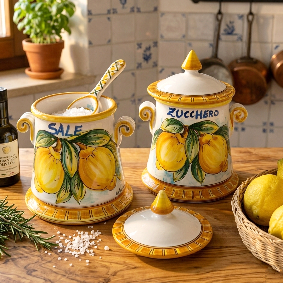 porta zucchero in ceramica