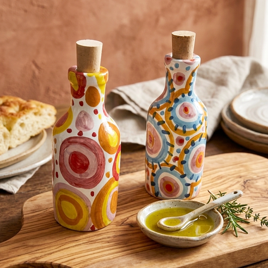 bomboniera oliera in ceramica