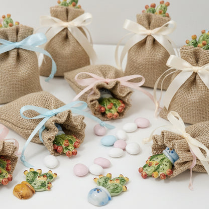 piantina in ceramica per bomboniere