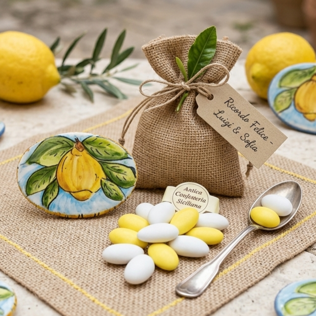 bomboniera per comunione in ceramica