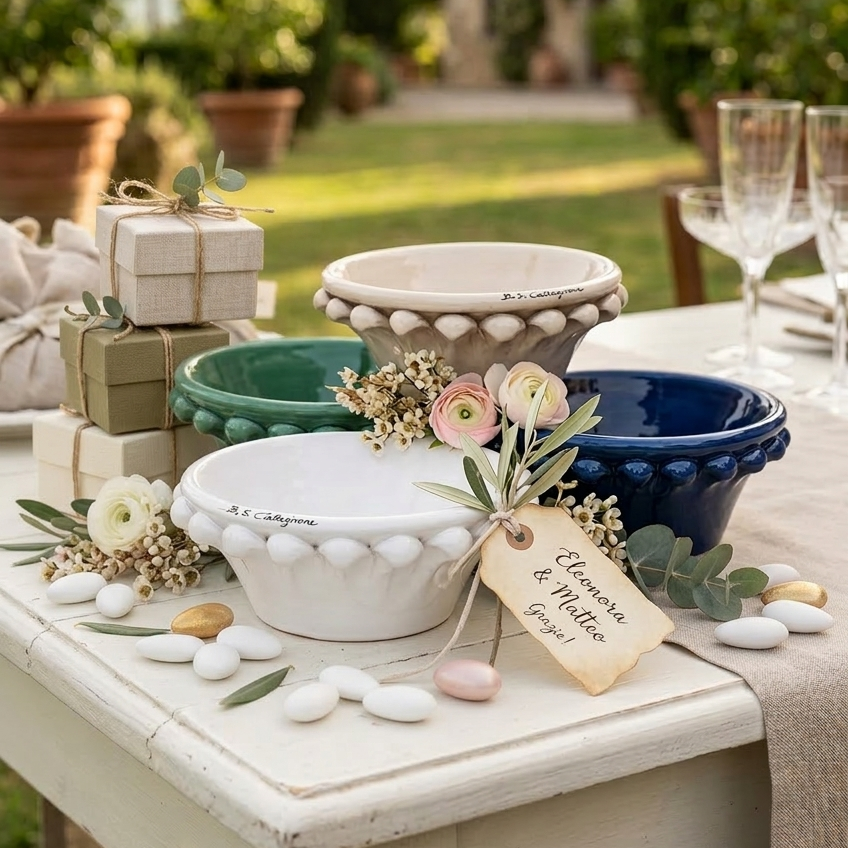 bomboniera caltagirone matrimonio