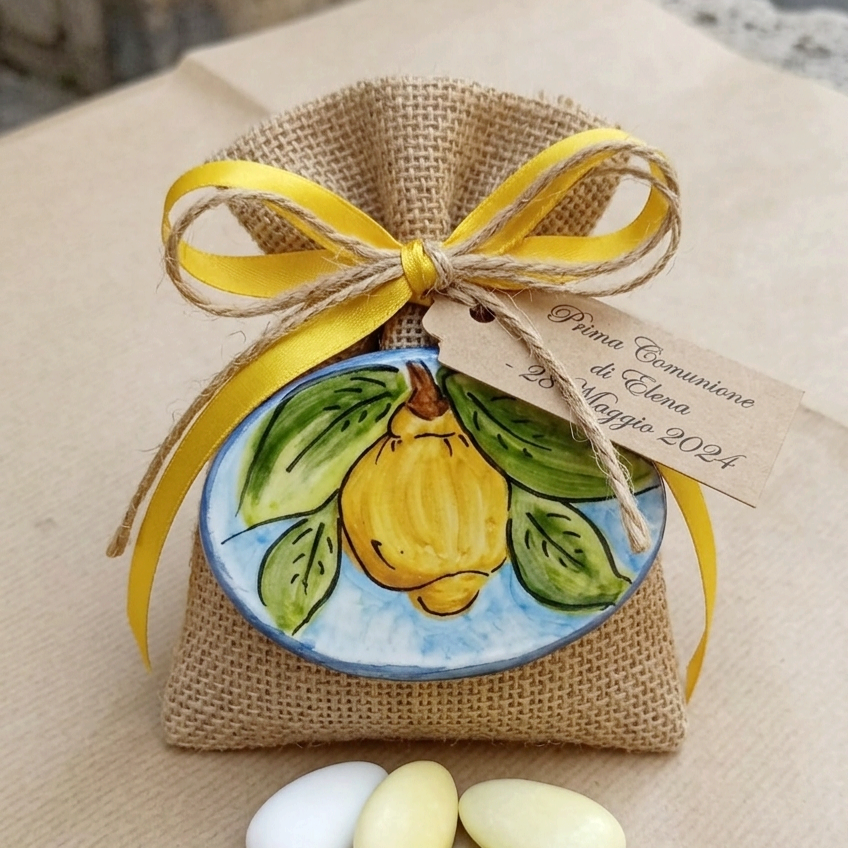 idee per bomboniere in maiolica