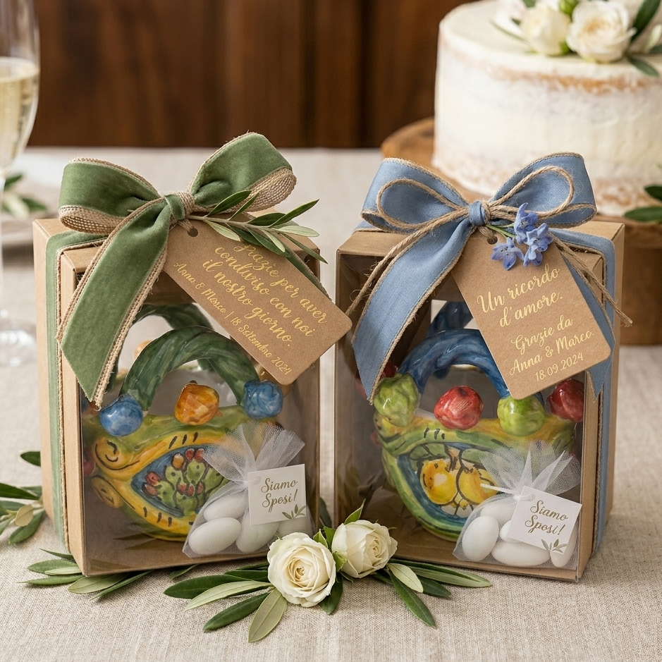 bomboniere colorate caltagirone