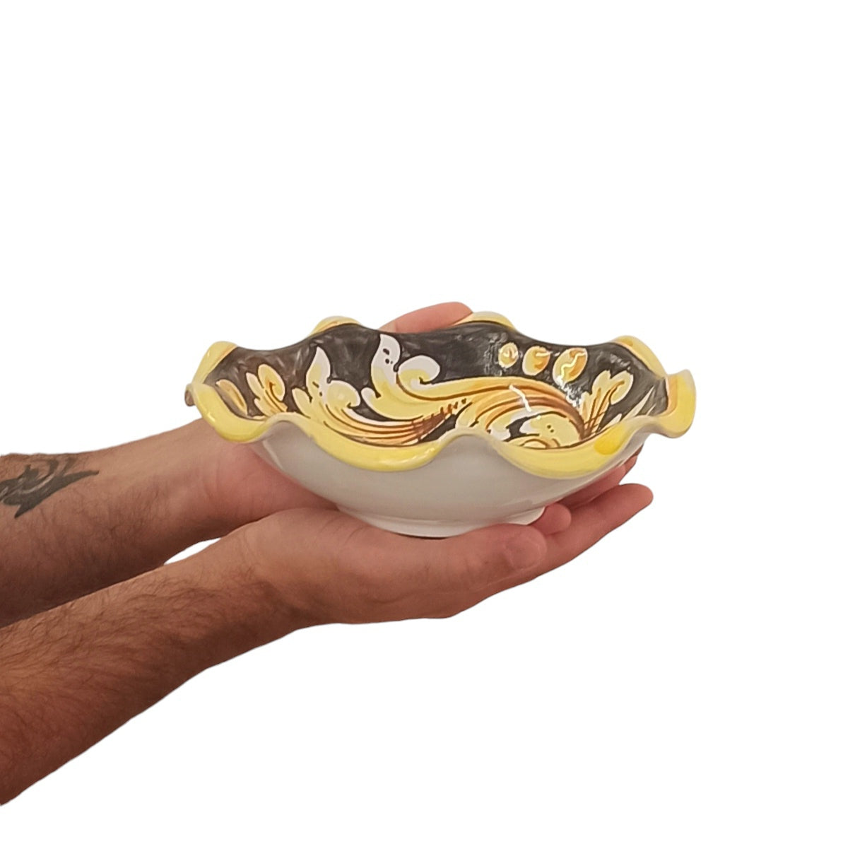 svuotatasche in ceramica di Caltagirone