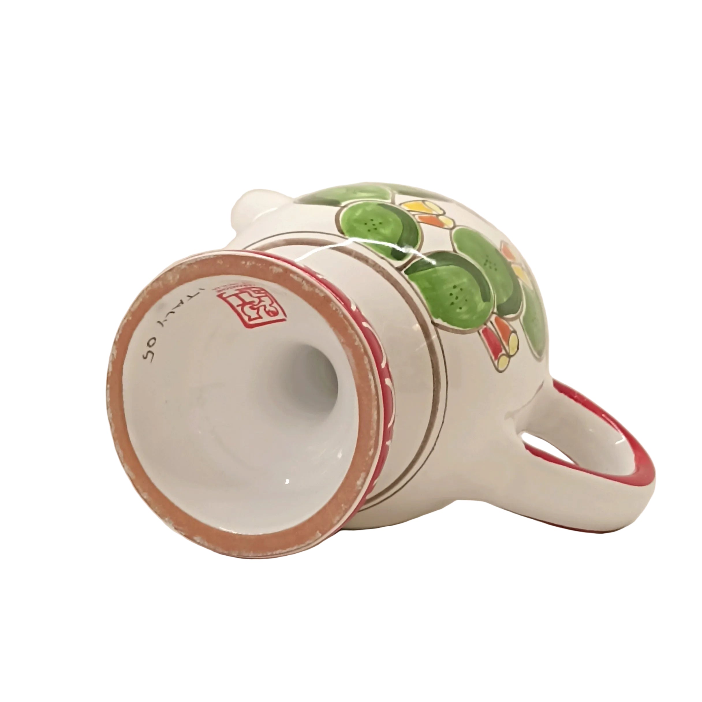 Decorated Sicilian jug Bummolo Malandrino | Ceramic Made in Italy
