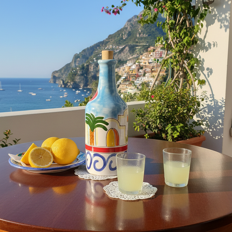 bottiglietta in ceramica per limoncello