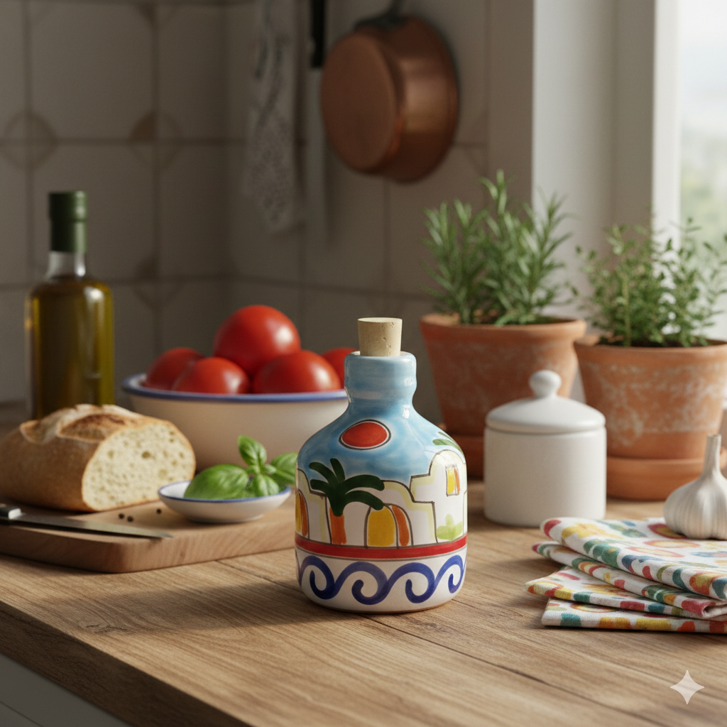 oliera in ceramica per bomboniera
