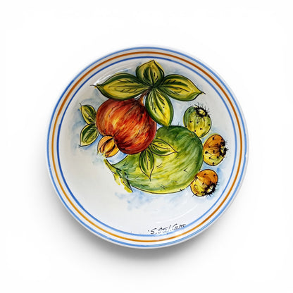 fruit holder sicilian pottery