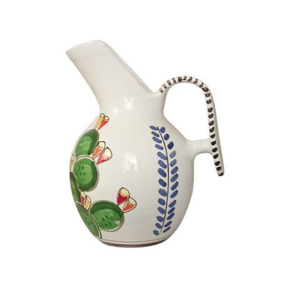 brocca ceramiche de simone decorata a mano