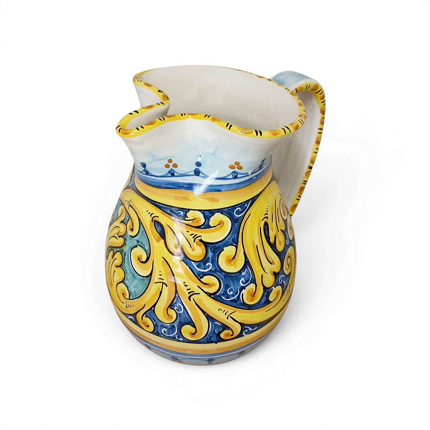 caraffa in ceramica siciliana 