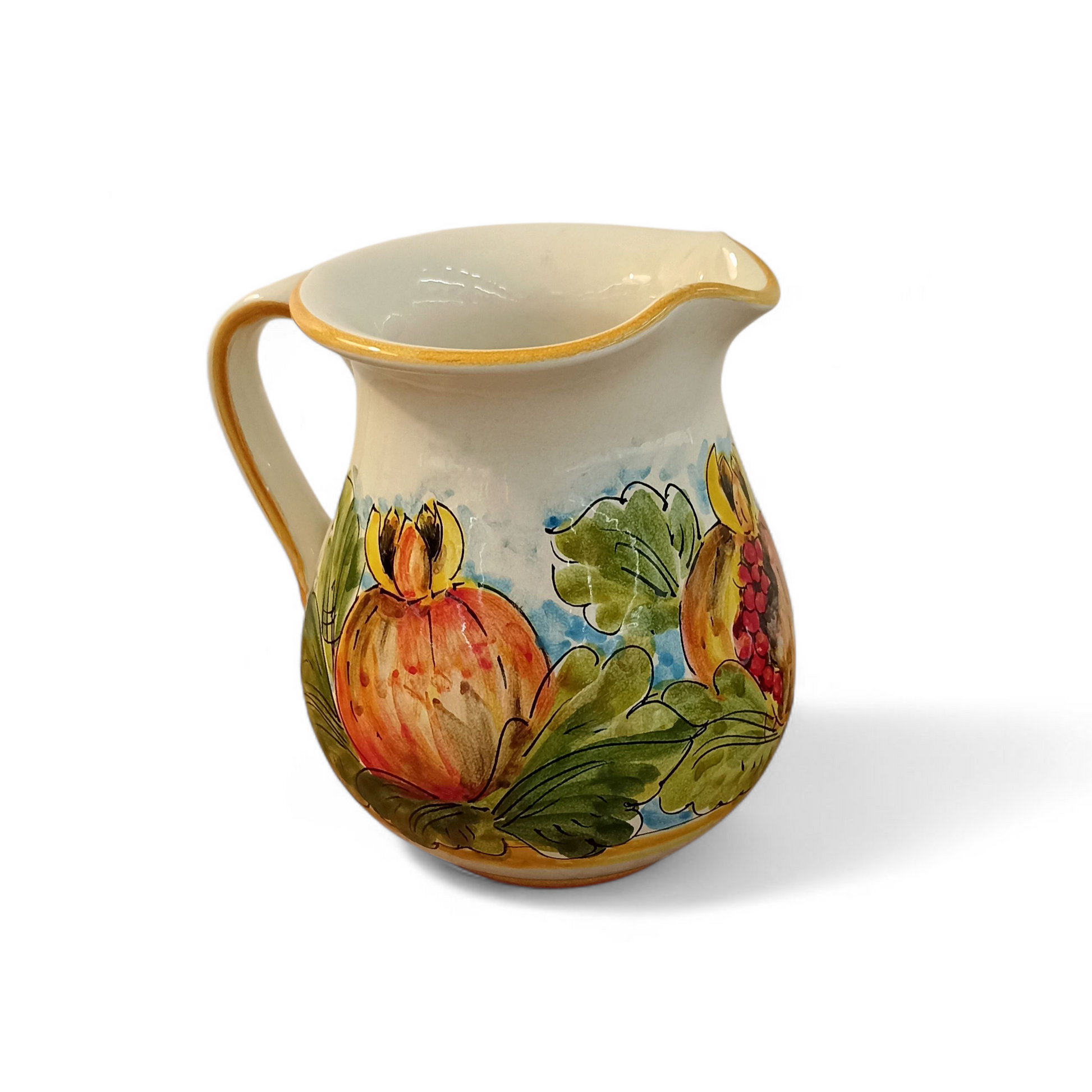 caraffa decorata a mano