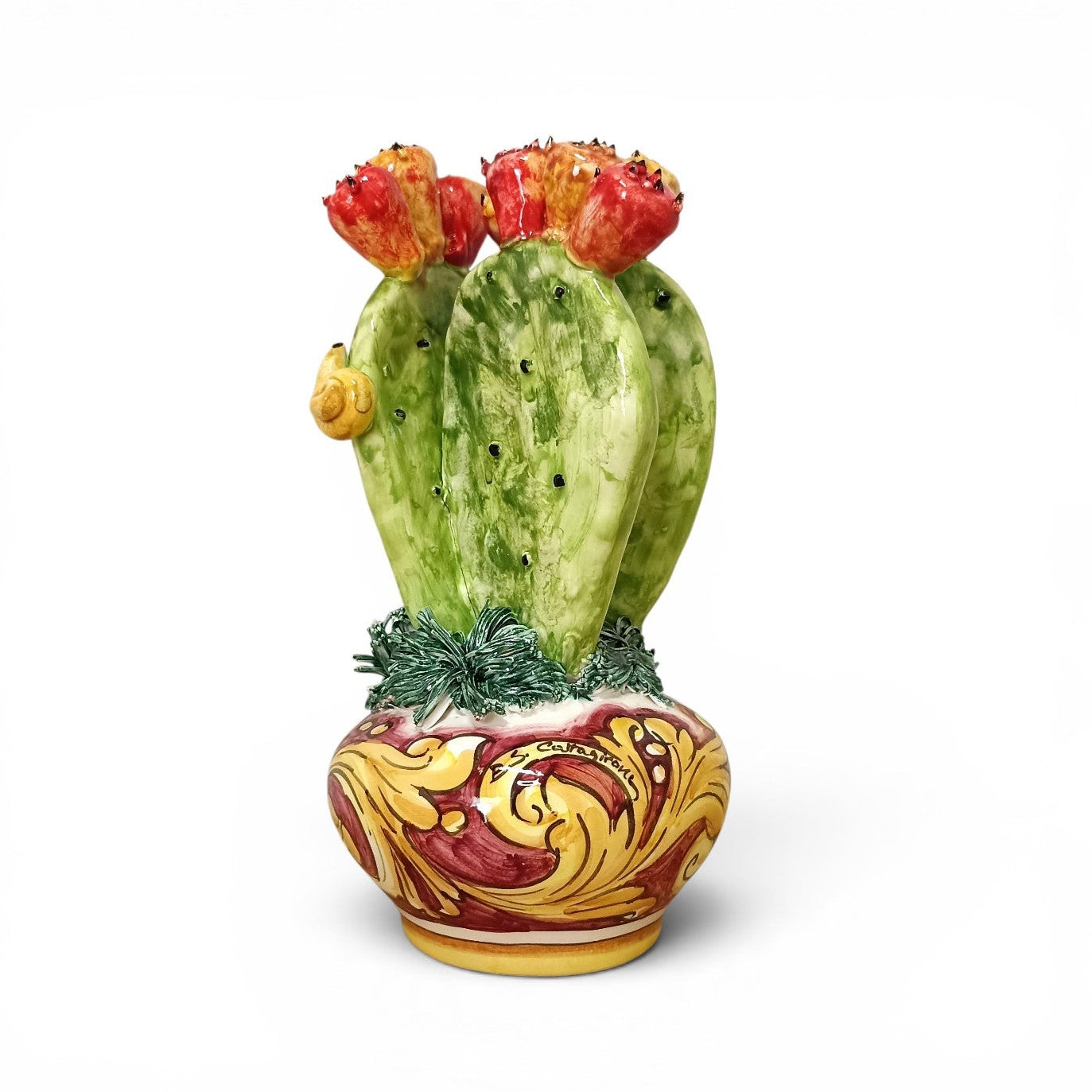 cactus in sicilian ceramic
