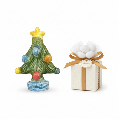 Magneti Christmas in Ceramica Artigianale di Caltagirone - decori assortiti