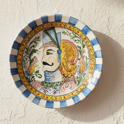 caltagirone ceramic plate