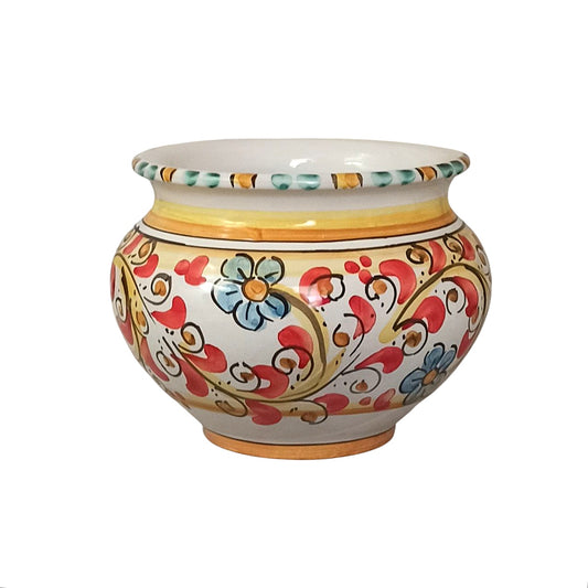 sicilian majolica vase holder