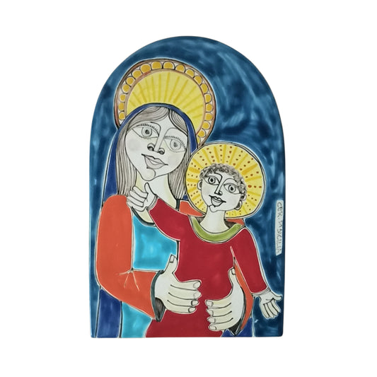 quadro in maiolica di sicilia