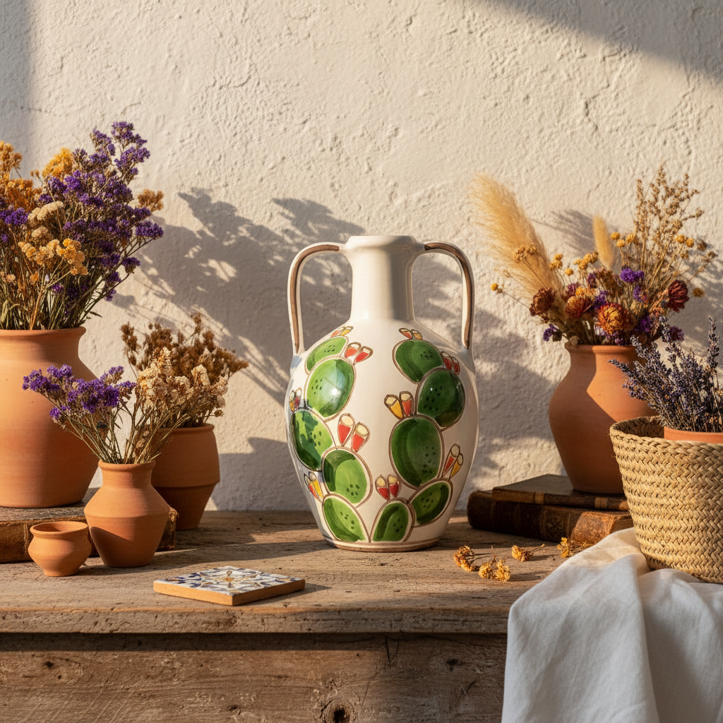 Sicilian Ceramic pitcher | Sicilian Majolica Jug | souvenirs Sicilian Ceramic pitcher | Sicilian Majolica Jug | souvenirs