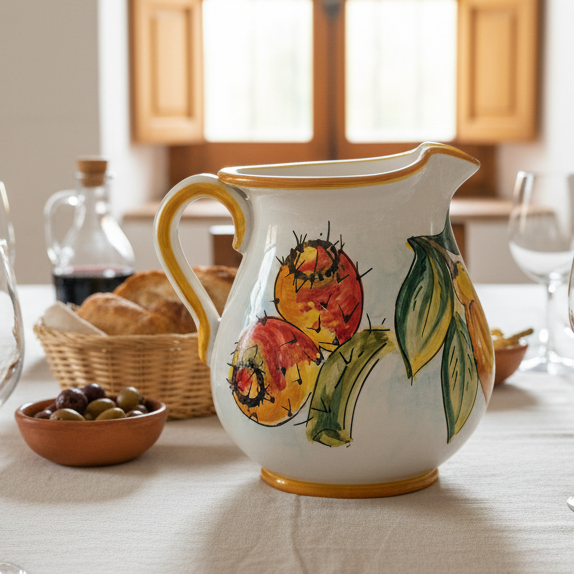 brocca in ceramica artigianale