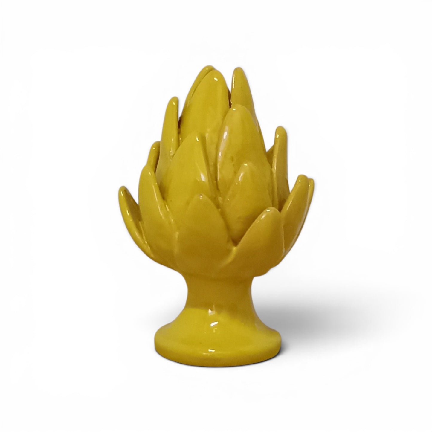 carciofo maiolica siciliana giallo