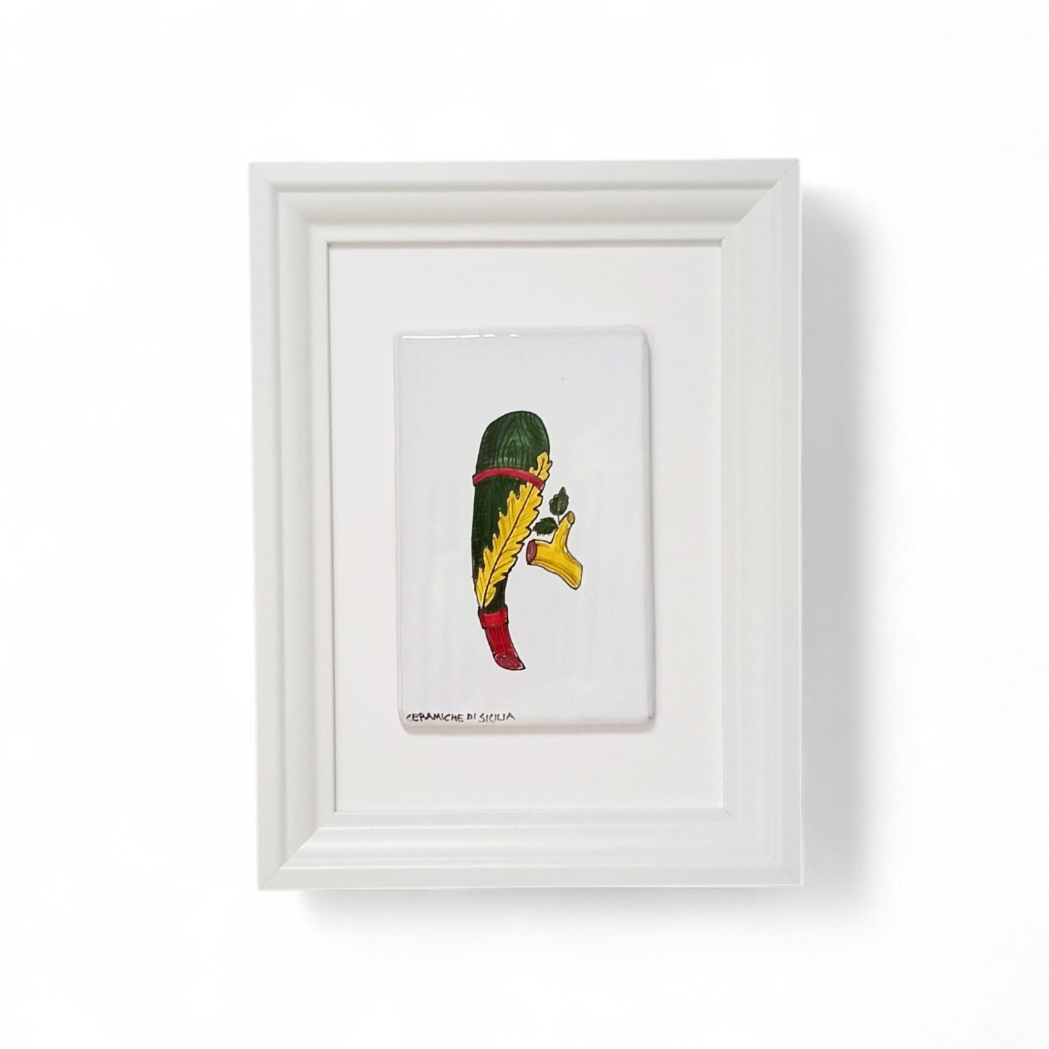 quadro da appendere con asso di mazze