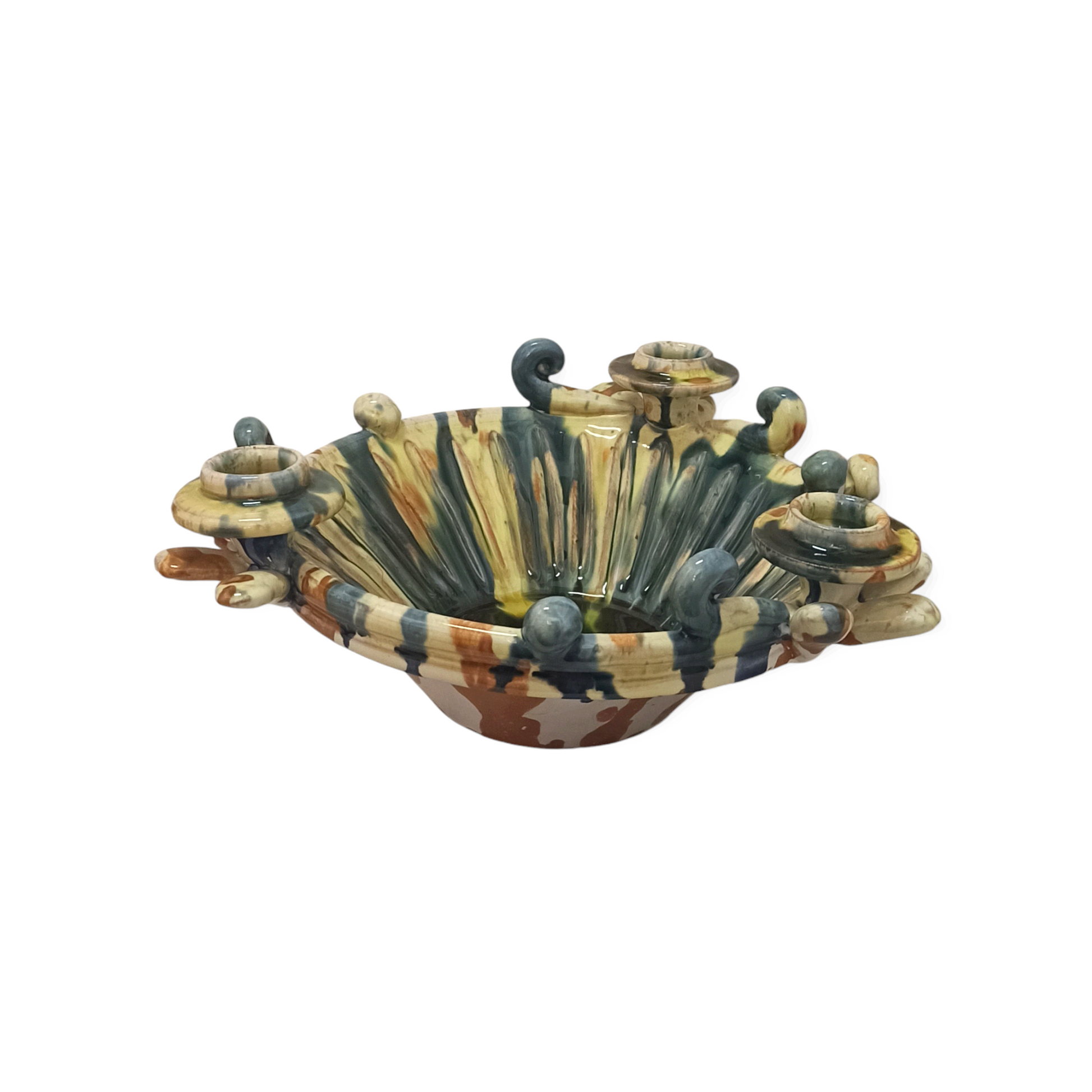 modern sicilian ceramic centerpiece