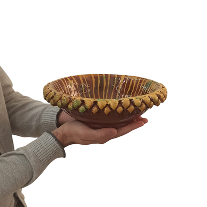 centrotavola in ceramica siciliana moderna