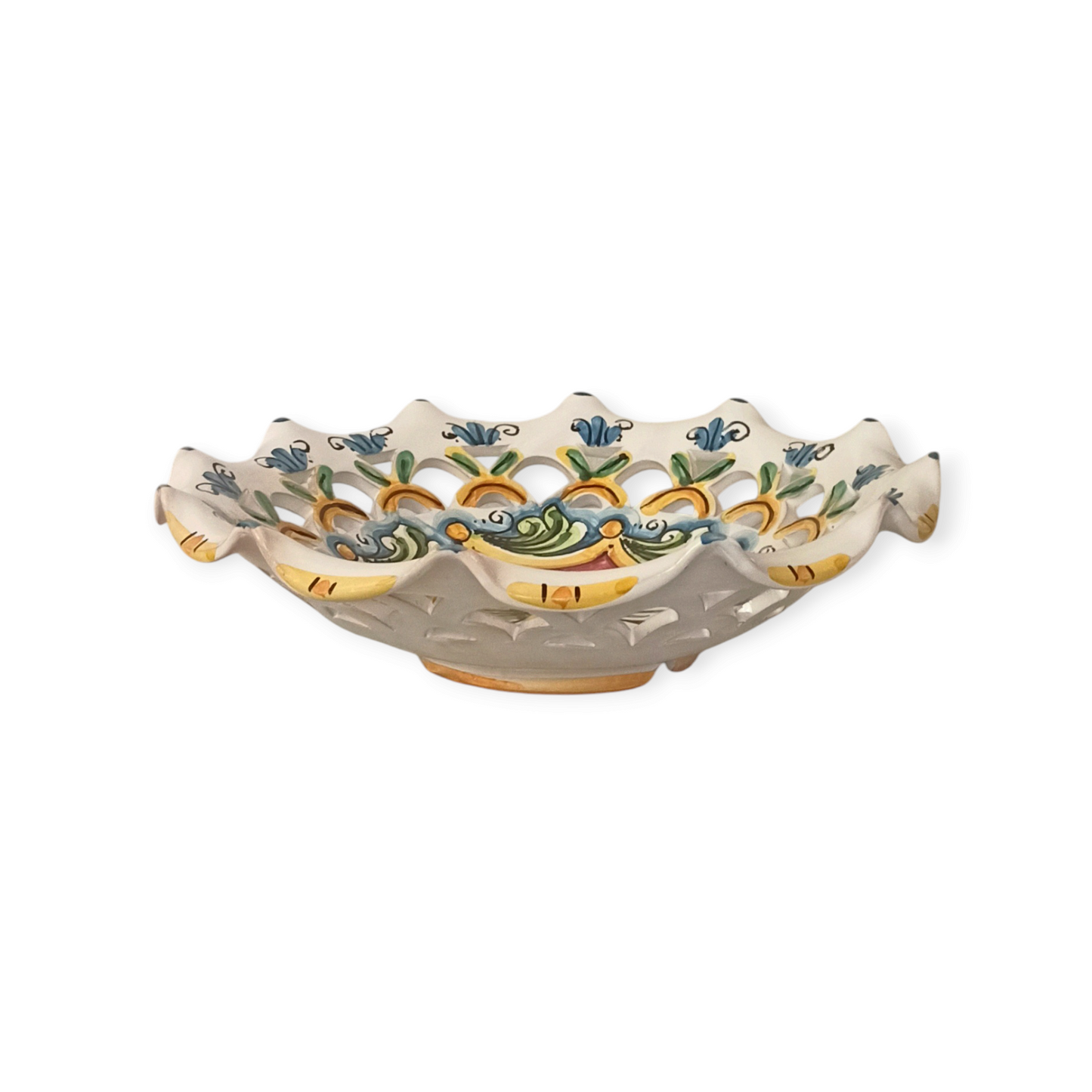 centrotavola siciliano in ceramica di Caltagirone