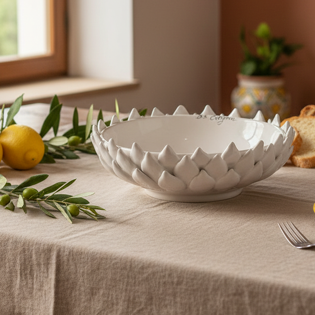 Centrotavola maiolica moderna di Caltagirone 