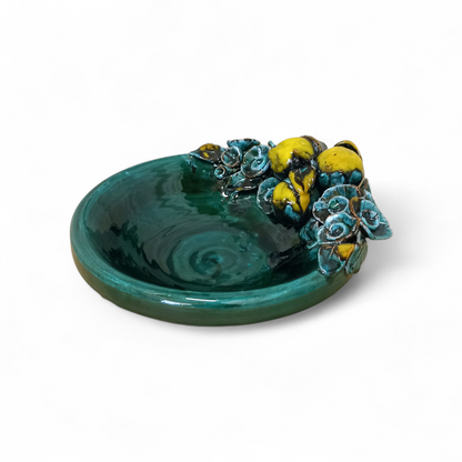 centrotavola in maiolica siciliana contemporanea