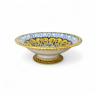 centrotavola in maiolica di caltagirone