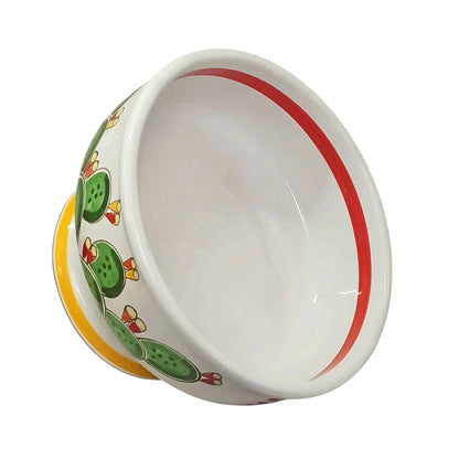 porta frutta artigianale decorato a mano