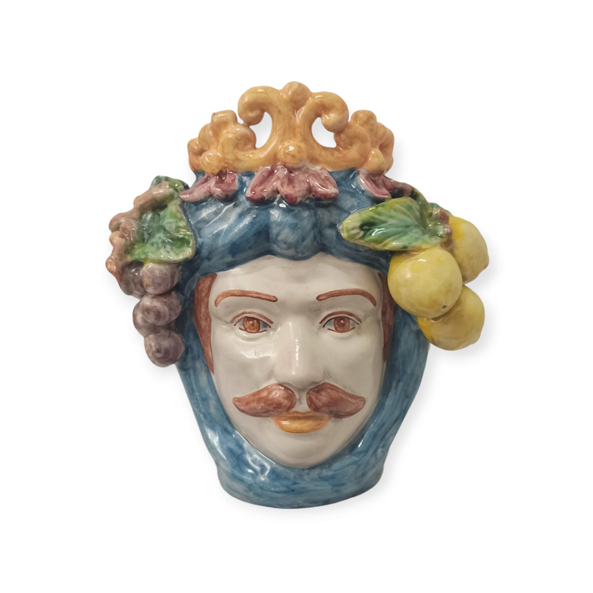 Leggenda Testa di moro in ceramica di Caltagirone 