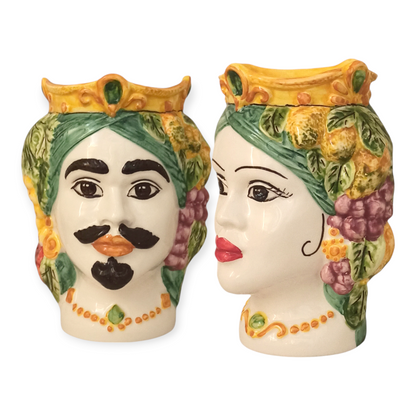 Teste di Moro caltagirone frutta decorate